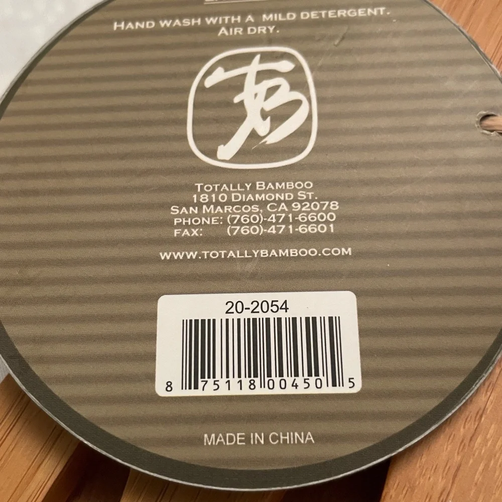 Totally Bamboo new tags